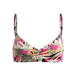 Stanik bikini z miseczkami PRINTED BEACH CLASSICS Czarny Kobiety. Czarne bikini Roxy, xl, bez wzorów, z elastanu. Za 179.00 zł.
