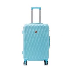 Walizka duża Semi Line. Niebieskie walizki damskie Semi-line, bez wzorów, duże. Za 219.99 zł.