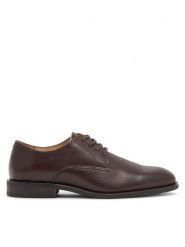 Gino Rossi Półbuty FABIO-02 123AM Brązowy. Brązowe buty wizytowe męskie Gino Rossi, bez wzorów, ze skóry, bez obcasa, bez zapięcia. Za 249.99 zł.