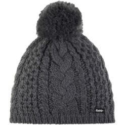 Czapka Eisbar Afra Pompon MÜ. Szare czapki damskie Eisbar, bez wzorów. Za 125.00 zł.