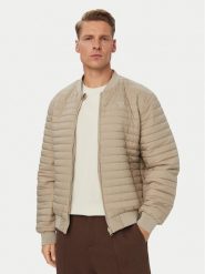 Guess Kurtka bomber Z6YL08 W3514 Beżowy Regular Fit. Brązowe kurtki męskie Guess, m, z aplikacjami, z syntetyku, bez kaptura. Za 654.99 zł.
