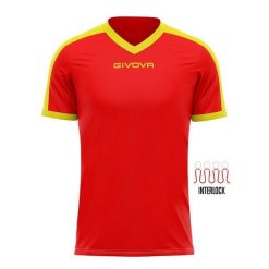 T-shirt Sportowy Givova Revolution Czerwony/Żółty 3XL - Oddychająca Bawełna. Czerwone koszulki sportowe męskie Givova, xl, bez wzorów, z bawełny, bez ramiączek, do piłki nożnej. Za 122.99 zł.