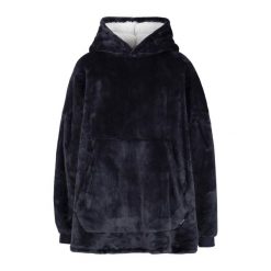 Trespass Cosiness – obszerna bluza z kapturem At300 Navy. Niebieskie bluzy damskie Trespass, bez wzorów, z polaru, z kapturem, do jazdy konnej. Za 349.99 zł.