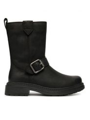 Clarks Botki Orinoco3 Bay 26183923 Czarny. Czarne botki damskie Clarks, bez wzorów, ze skóry, bez obcasa, na płaskiej podeszwie, bez zapięcia. Za 369.99 zł.