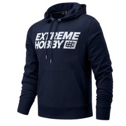 Bluza męska z kapturem EXTREME HOBBY BLOCK 2024. Niebieskie bluzy męskie EXTREME HOBBY, m, bez wzorów, z bawełny, bez ramiączek, z kapturem. Za 249.00 zł.