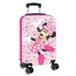Walizka Kabinowa Stitch NAIVE Jasnoróżowy. Czerwone walizki damskie Disney, bez wzorów. Za 321.30 zł.