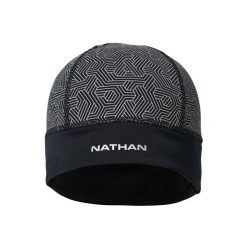 Czapka Nathan HyperNight 2. Czarne czapki damskie Nathan, bez wzorów, z tkaniny. Za 192.00 zł.