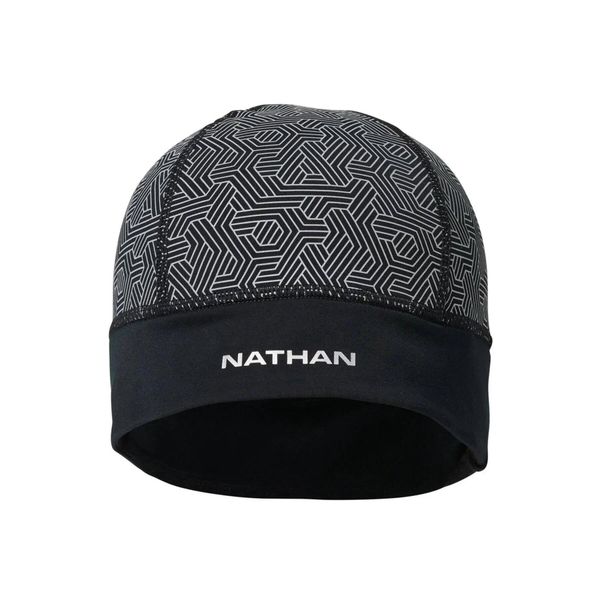 Czapka Nathan HyperNight 2. Czarne czapki damskie Nathan, bez wzorów, z tkaniny. Za 191.50 zł.