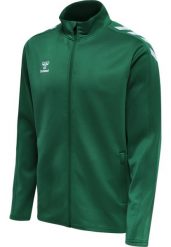 Kurtka z dresu Hummel Core Xk. Zielone kurtki sportowe damskie Hummel, s, bez wzorów, z dresówki, bez ramiączek, bez kaptura. Za 180.90 zł.