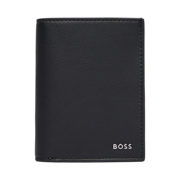 Portfel BOSS. Czarne portfele męskie Boss, bez wzorów. Za 287.99 zł.
