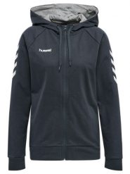 Bluza do piłki ręcznej damska Hummel hmlGO Zip z kapturem. Czerwone bluzy damskie Hummel, na jesień, xs, bez wzorów, z bawełny, klasyczne, bez ramiączek, z kapturem. Za 234.00 zł.