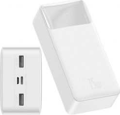 Powerbank Baseus Bipow Digital Display 15W 30000mAh Biały. Białe powerbanki Baseus. Za 119.62 zł.