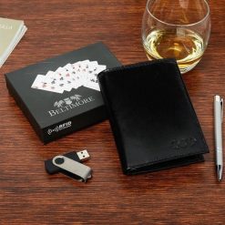 Zestaw męski skórzany premium Beltimore portfel pasek T99. Czarne paski męskie . Za 107.99 zł.