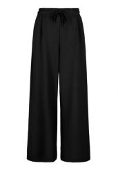 Czarne, luźne spodnie dresowe N-MOCK. Czarne spodnie sportowe damskie Volcano, bez wzorów, z dresówki, sportowe. Za 149.99 zł.