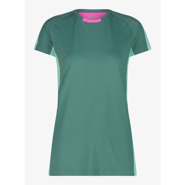 Koszulka szybkoschnąca damska CMP Maila T-Shirt Trail. Zielone koszulki sportowe damskie CMP, bez wzorów, bez ramiączek. Za 104.99 zł.