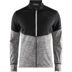 Craft kurtka do biegania męska Urban Thermal Wind ciemnoszara M. Szare kurtki sportowe męskie Craft, m, bez wzorów, z polaru, bez kaptura, do biegania. W wyprzedaży za 299.00 zł.