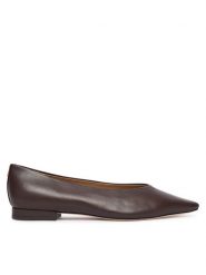 LAUREN RALPH LAUREN Baleriny Audri 802P18411005 Brązowy ciemny. Brązowe balerinki damskie Lauren Ralph Lauren, bez wzorów, ze skóry, bez obcasa, bez zapięcia. Za 769.99 zł.