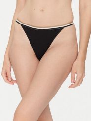 BOSS Komplet 3 par stringów 50545602 Czarny. Czarne majtki damskie Boss, z syntetyku. Za 139.99 zł.