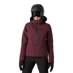 Damska kurtka narciarska Helly Hansen Valdisere 2.0. Brązowe kurtki sportowe damskie Helly Hansen, na zimę, bez wzorów, bez ramiączek, bez kaptura, narciarskie. Za 1,344.50 zł.