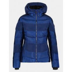 Kurtka Narciarska Damska Luhta Sorsatunturi. Niebieskie kurtki sportowe damskie Luhta, na zimę, bez wzorów, bez ramiączek, bez kaptura, narciarskie. W wyprzedaży za 799.20 zł.