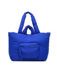 Adidas Torebka Must Haves Puffy JZ4415 Niebieski. Niebieskie shopperki damskie Adidas, bez wzorów, z materiału, bez dodatków. Za 219.99 zł.