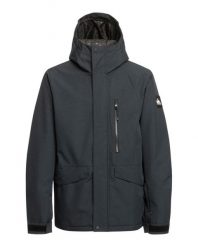 Kurtka do sportów zimowych męska MISSION SOLID. Szare kurtki sportowe męskie Quiksilver, m, bez wzorów, z materiału, bez kaptura, narciarskie. Za 979.00 zł.