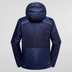 Kurtka z kapturem La Sportiva Guide Primaloft. Niebieskie kurtki męskie La Sportiva, s, bez wzorów, z materiału, z kapturem. Za 1,109.50 zł.