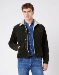 MĘSKA KURTKA SHERPA WRANGLER 124MJ SHERPA ROISIN GREEN W4MSUPXWY 112129155. Zielone kurtki męskie Wrangler, na jesień, m, bez wzorów, z bawełny, eleganckie, z kapturem. Za 359.99 zł.