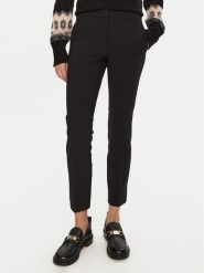 Marella Spodnie materiałowe Gerona 2423136052 Czarny Straight Fit. Czarne spodnie materiałowe damskie Marella, bez wzorów, z materiału. Za 569.99 zł.