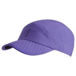 Czapka z daszkiem do biegania ODLO Performance Pro. Fioletowe czapki damskie ODLO, bez wzorów, sportowe. W wyprzedaży za 170.99 zł.