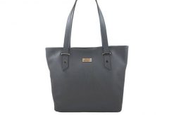 Shopper bag skórzany BARBERINI'S c. szary 923-28. Szare shopperki damskie Barberinis, bez wzorów, ze skóry, bez dodatków. Za 289.99 zł.