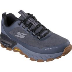 Buty sportowe męskie Skechers Max Protect promote Track. Szare buty sportowe męskie Skechers, bez wzorów, bez zapięcia, na fitness i siłownię. Za 690.00 zł.