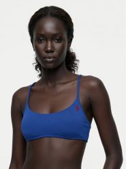 Polo Ralph Lauren Góra od bikini 21655538 Niebieski. Niebieskie bikini Polo Ralph Lauren, bez wzorów, z syntetyku. Za 579.99 zł.