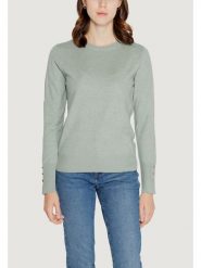 JDY Sweter Malou 15312026 Zielony Regular Fit. Zielone swetry nierozpinane damskie JDY, xl, bez wzorów, z syntetyku, bez kołnierzyka, bez ramiączek. Za 59.99 zł.