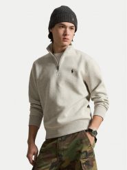 Polo Ralph Lauren Bluza 710P06234003 Szary jasny Regular Fit. Szare bluzy męskie Polo Ralph Lauren, m, bez wzorów, z bawełny, bez ramiączek, bez kaptura. Za 859.99 zł.