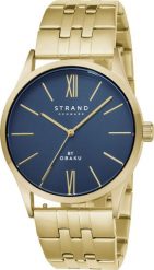 Zegarek Strand Zegarek męski Strand S720GXGLSG złoty. Żółte zegarki męskie Strand, bez wzorów, złote. Za 310.00 zł.