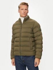 Tommy Hilfiger Kurtka zimowa MW0MW37259 Zielony Regular Fit. Zielone kurtki męskie Tommy Hilfiger, na zimę, l, bez wzorów, z syntetyku, bez kaptura. Za 549.99 zł.