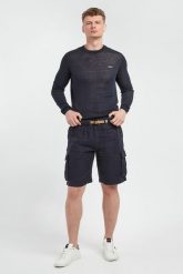 Bermudy męskie lniane AERONAUTICA. Szorty męskie Aeronautica Militare, bez wzorów. Za 779.00 zł.