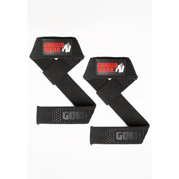 Padded Silicone Lifting Straps - Czarny. Czarne paski damskie GORILLA WEAR, bez wzorów. Za 145.00 zł.