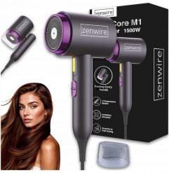 Mini Suszarka do Włosów z Jonizacją Składana Mała Turystyczna Podróżna PRO M1. Suszarki do włosów Zenwire. Za 69.97 zł.