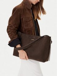 GINO ROSSI Torebka EO-LARA-513-518-2 Brązowy. Brązowe shopperki damskie Gino Rossi, bez wzorów, ze skóry, bez dodatków. Za 429.99 zł.