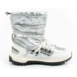 Buty śniegowce Colmar Warmer Freeze 164 srebrny. Szare śniegowce damskie z gumy, przed kolano, bez zapięcia. Za 518.78 zł.