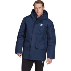 Adidas Originals Kurtka Niebieski. Niebieskie kurtki męskie adidas Originals, l, bez wzorów, z materiału, bez kaptura. Za 671.95 zł.