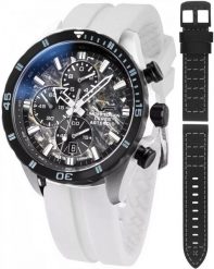 Zegarek męski Vostok Europe 6S10-320E693SW biały. Białe zegarki męskie Vostok Europe, bez wzorów. Za 5,853.41 zł.