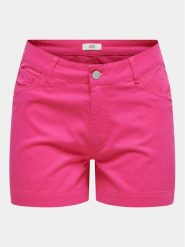 JDY Szorty jeansowe Avery 15322145 Różowy Regular Fit. Czerwone szorty damskie JDY, bez wzorów, z bawełny. Za 89.99 zł.