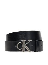 Calvin Klein Pasek Męski Ck Buckle Tumbled 35Mm LV04D7016G Czarny. Czarne paski męskie Calvin Klein, ze skóry. Za 179.99 zł.