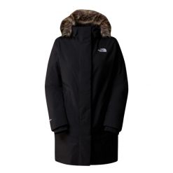 Kurtka turystyczna damska The North Face Kurtka Arctic. Czarne kurtki sportowe damskie The North Face, bez wzorów, bez ramiączek, bez kaptura. Za 1,424.99 zł.