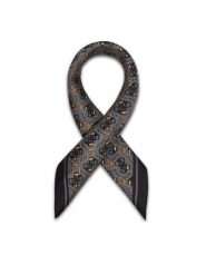 Guess Apaszka AW5454 SIL03 Szary. Szare rękawiczki damskie Guess, z aplikacjami, z jedwabiu. Za 199.99 zł.