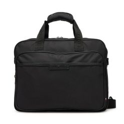 Torba na laptopa Tommy Hilfiger. Czarne torby na laptopa damskie Tommy Hilfiger, bez wzorów. Za 359.99 zł.