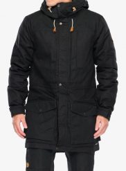 Kurtka ocieplana męska Fjallraven Singi Wool Padded Parka. Czarne kurtki męskie Fjällräven, na zimę, m, bez wzorów, z bawełny, bez kołnierzyka, bez kaptura. Za 1,858.99 zł.